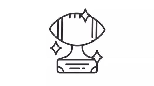 Animated award icon