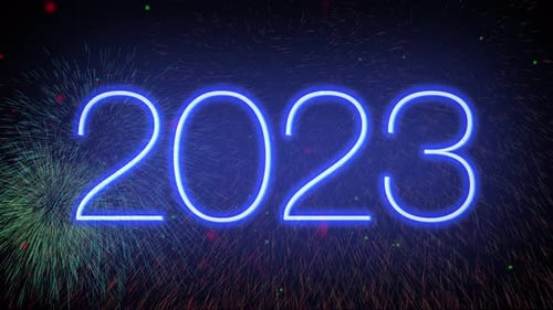Neon Light Count Down 2023