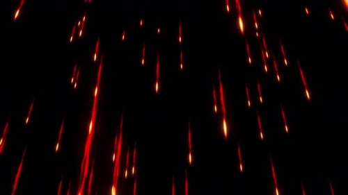 Meteor Rain: Fire balls Fall