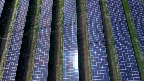 Solar panel fields
