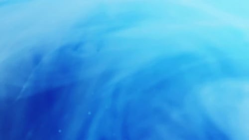 Abstract Blue Background with Swirling Fluid Patterns
