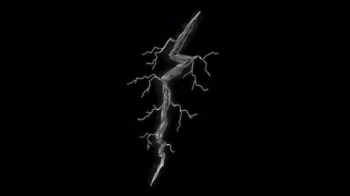 Sketchy Lightning Bolt Animation for Energy Effects