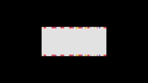 Game Time Collection: Lower third animation of a grey table for football broadcast on a black backgr