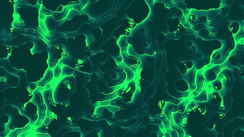 Strange Green Terrain Lines