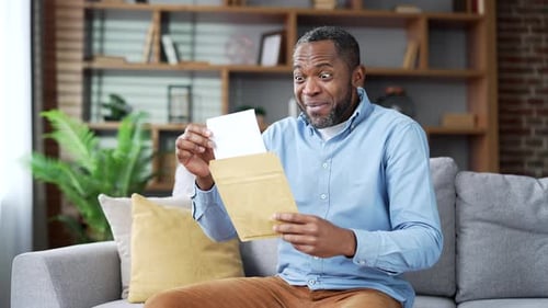 Man Receives Exciting News in the Mail