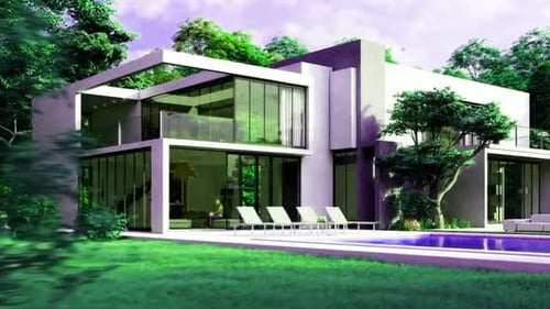 Stunning modern home with pool, perfect for luxury living and summer vacations