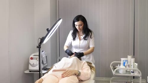 Cosmetic Procedure in a Treatment Room