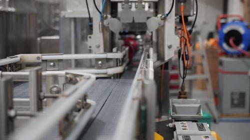 Mouvement dynamique sur l'ensemble de la chaîne de mise en conserve de bière
