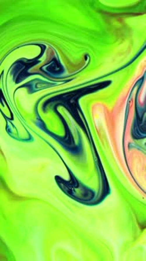 Vertical Vivid Colored Fluid Art Movement Background 216