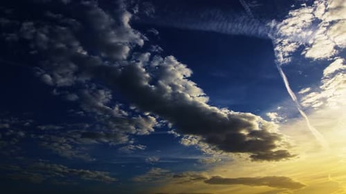 Soft Rainy Clouds In Sunrise 6