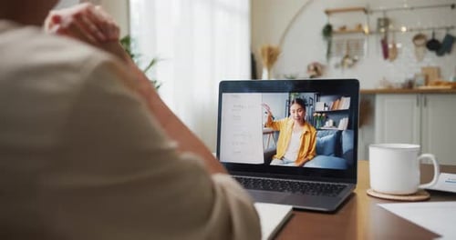 Online Meeting with an Adult and Young Adult