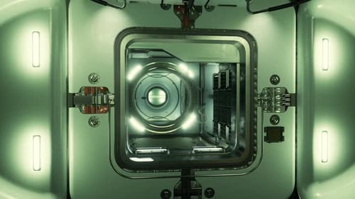 Space Station Interior in Space