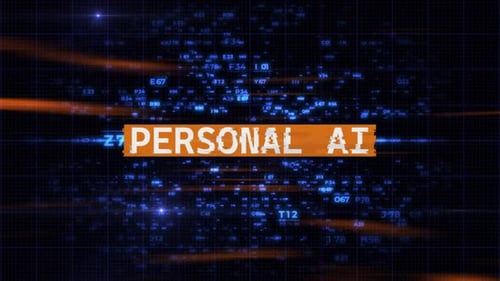 Personal Ai Words In Ai Hi Tech Backgrounds V 07