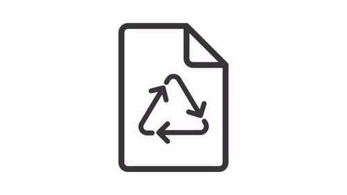 Documentation reprocessing ui icon line animation