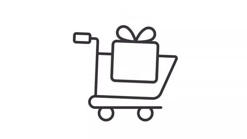 Order gift line animation