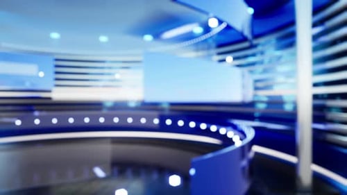 Background For Tv News Broadcast. Virtual Studio Background 26