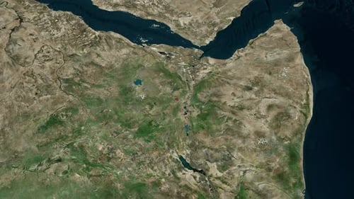 Addis Ababa On Map 4K