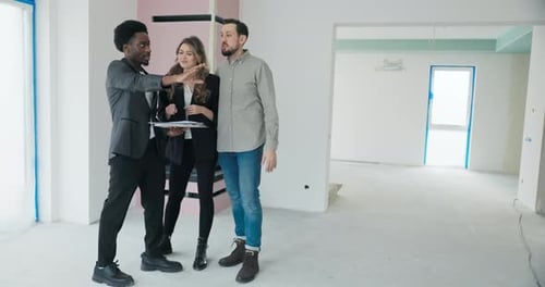 Real Estate Investment African Real Estate Agent Presents Promising Investment Opportunity to Couple