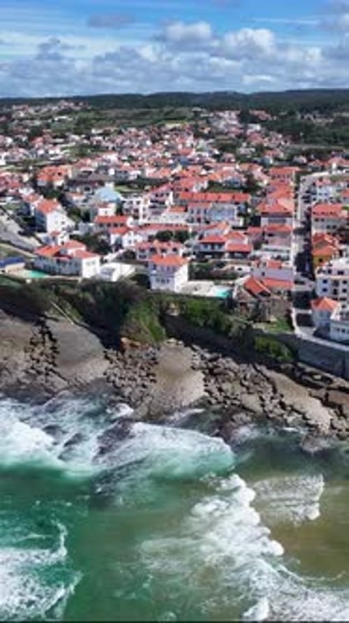 Coast Village At Sintra In Lisbon District Portugal.