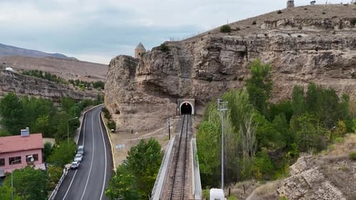 Train Coming Out of the Tunnel