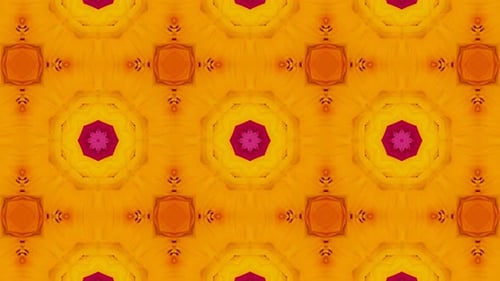 abstract kaleidoscope mandala flowers motion dance seamless pattern rose energy wall loop background
