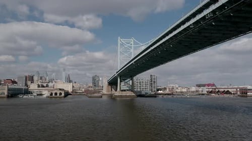 Aerial view of Philadelphia skyline, Pennsylvania, United States.