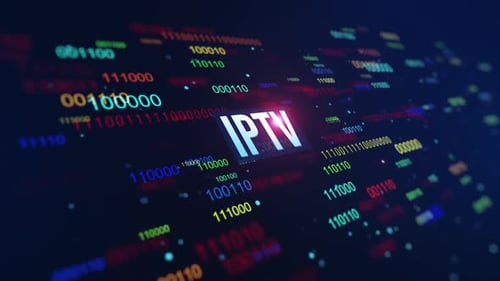 Contexte du code binaire numérique IPTV