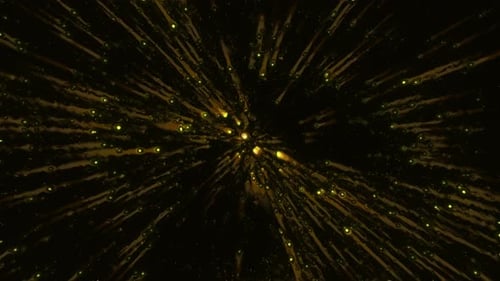 Animation with bright glowing flashes of rays
