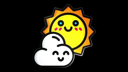 Sunny Weather Icons Loop