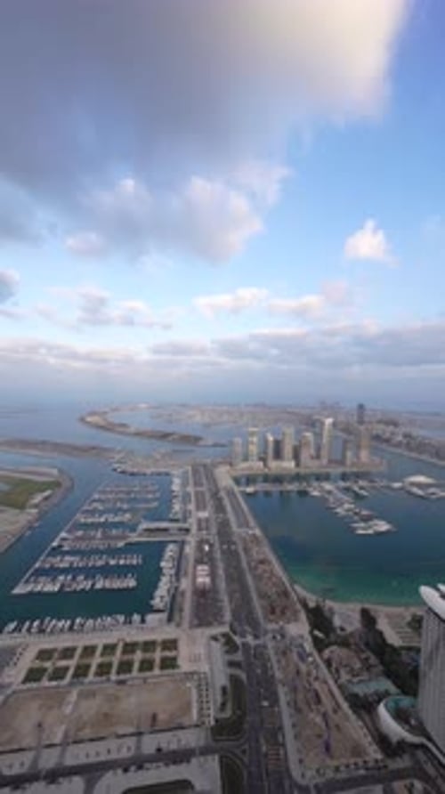 Video about Video over Dubai Marina the city of Dubai United Arab Emirates