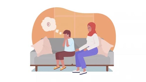 Mal miedo a las malas marcas aisladas animadas