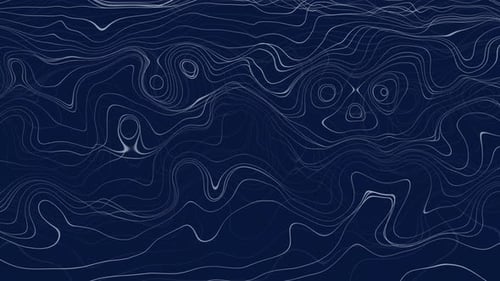 Background Blue Color Line Pattern Liquid Animation