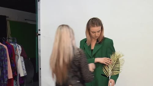 Stylish Photoshoot Backstage Photography Woman