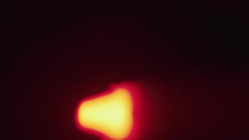 Abstract Overlay with Blue Red Lamp Light Flashing Lens Flare Blur Effects on Dark Background