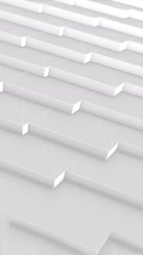 Vertical Video - Abstract White Geometric Pattern Background