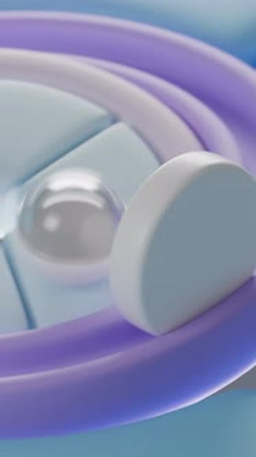 Cloth Ball Bouncing Loop 3D