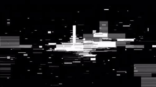 Futuristic Network Connection Motion Graphics with Glowing Data Streams