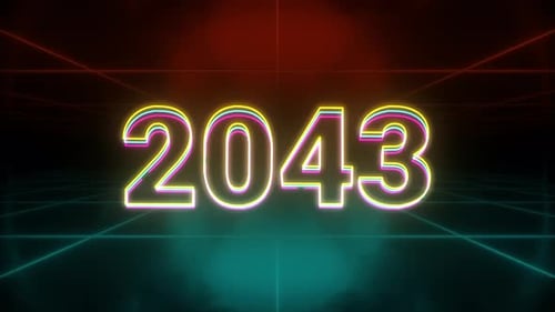 2043 Animation Retro Background