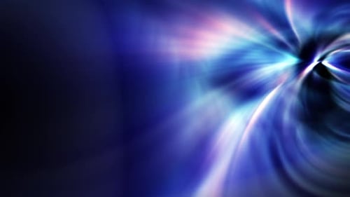 Abstract Blue Light Energy Flow Background
