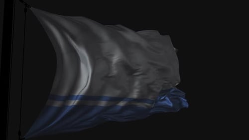 Realistic Waving Flag Motion Background