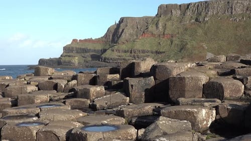 The Giant's Causeway 40000 Interlocking Basalt Columns By Bushmills in Northern Ireland United