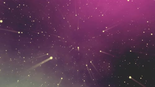 Abstract Glowing Particle Rays Animated Background