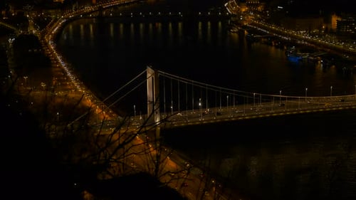 Buildings located against danube river.