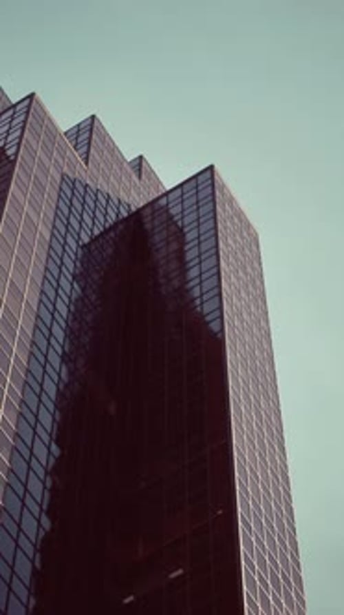 Skyscrapers in a City Skyline