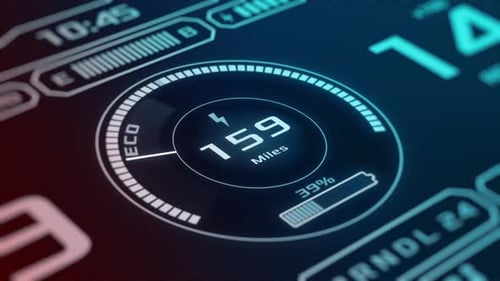 Armaturenbrett für Elektroautos