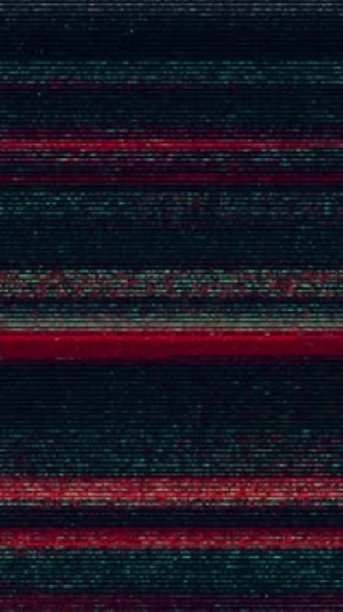 Glitch Effect Digital Noise Overlay for Vertical Videos