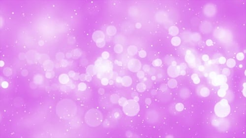 Pink Particle Bokeh Lights Background Loop V2