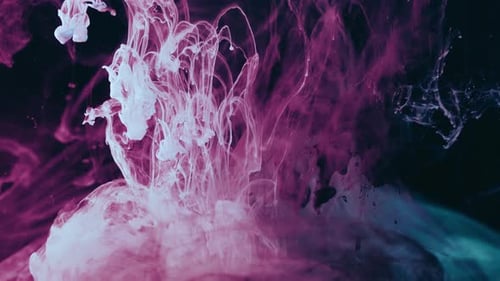 Abstract Plumes of Ink Swirling in the Dark