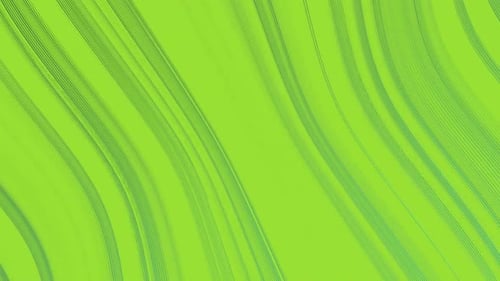 Abstract Flowing Green Lines Dynamic Background
