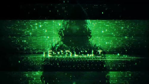 Hacker Exploit Glitch Title Reveal